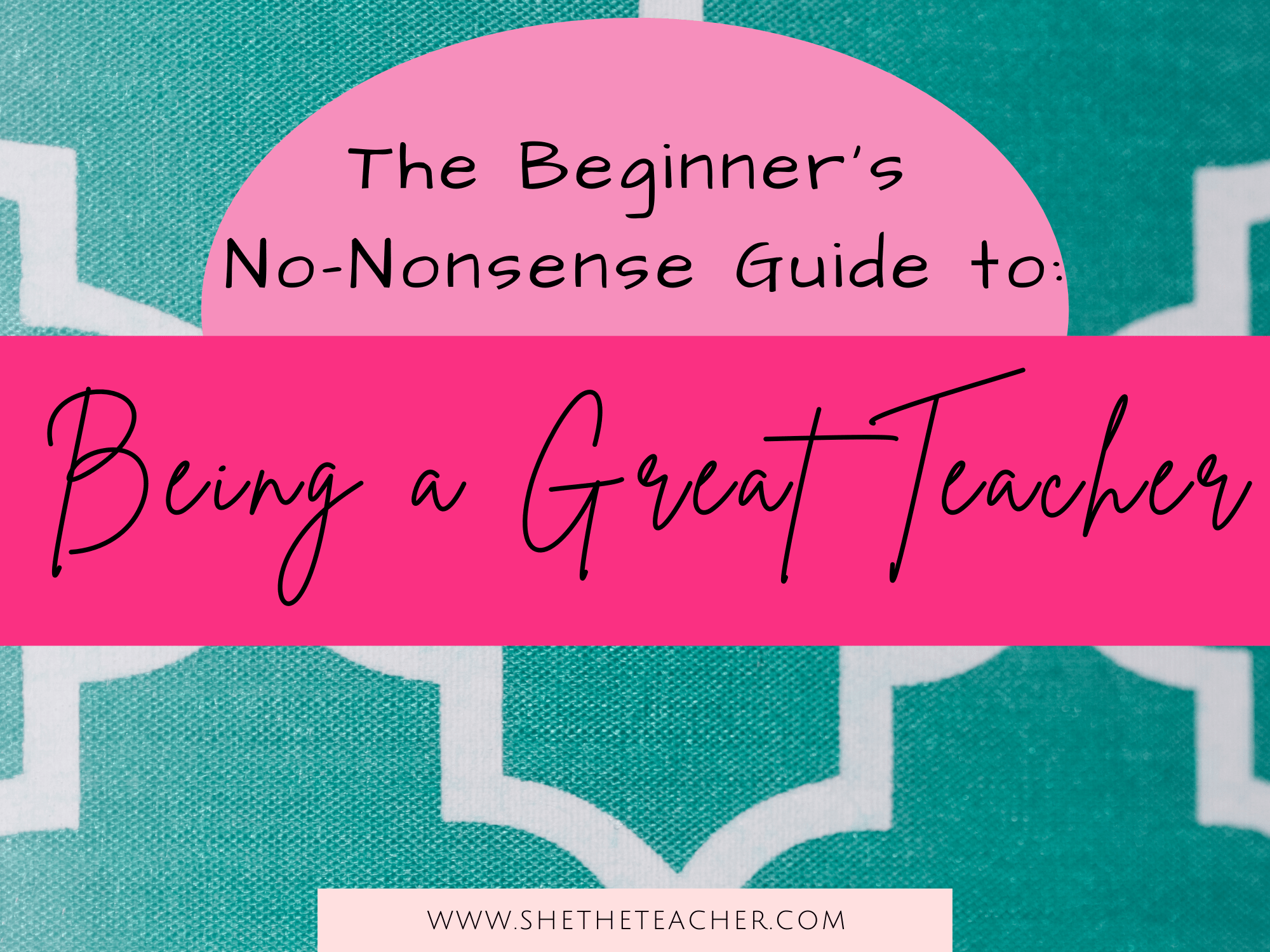 The Beginner's No-Nonsense Guide to Being a Great Teacher - She The Teacher