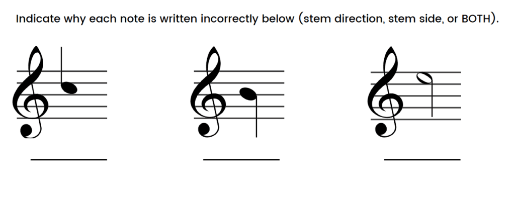 Drawing Music Notes Curriculum Example