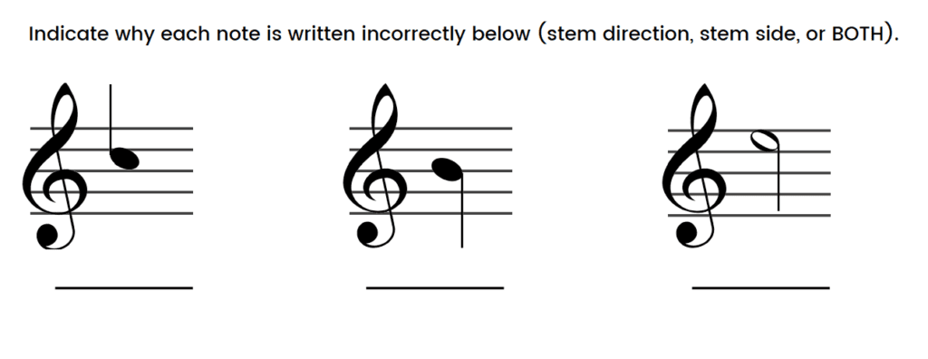 music notes drawings step by step