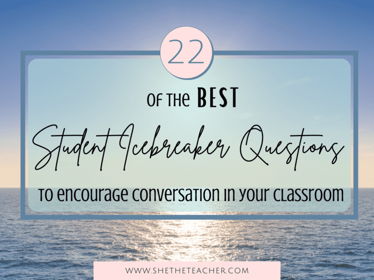 22 of the best student icebreaker questions