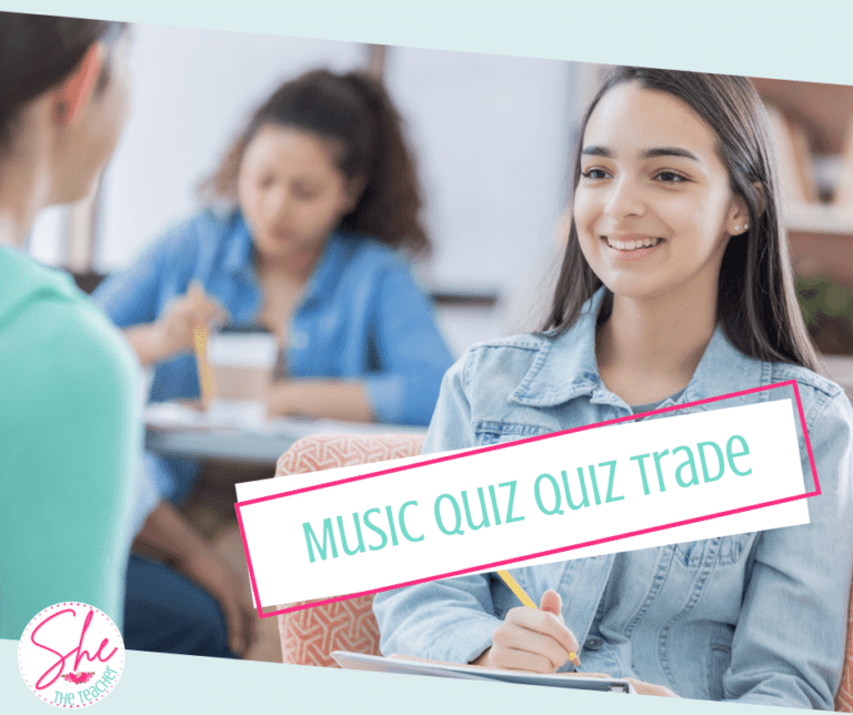 Music Classroom Game: Music Quiz Quiz Trade