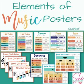 Elements of Music Posters - Sherbet