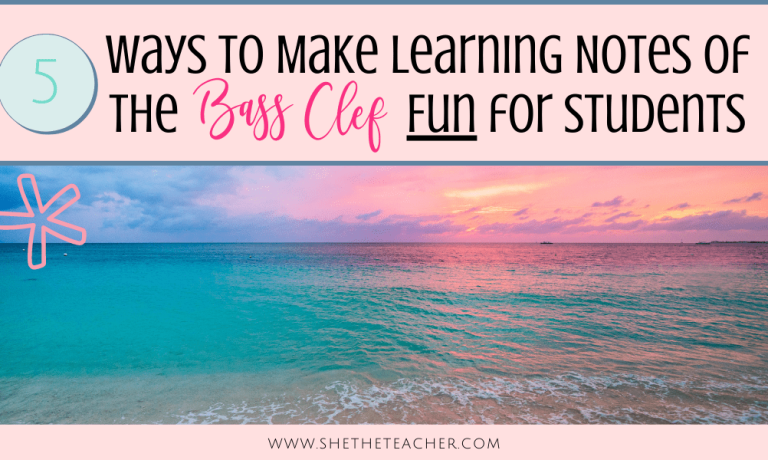 5 Ways to Make Learning Notes of the Bass Clef Fun for Students